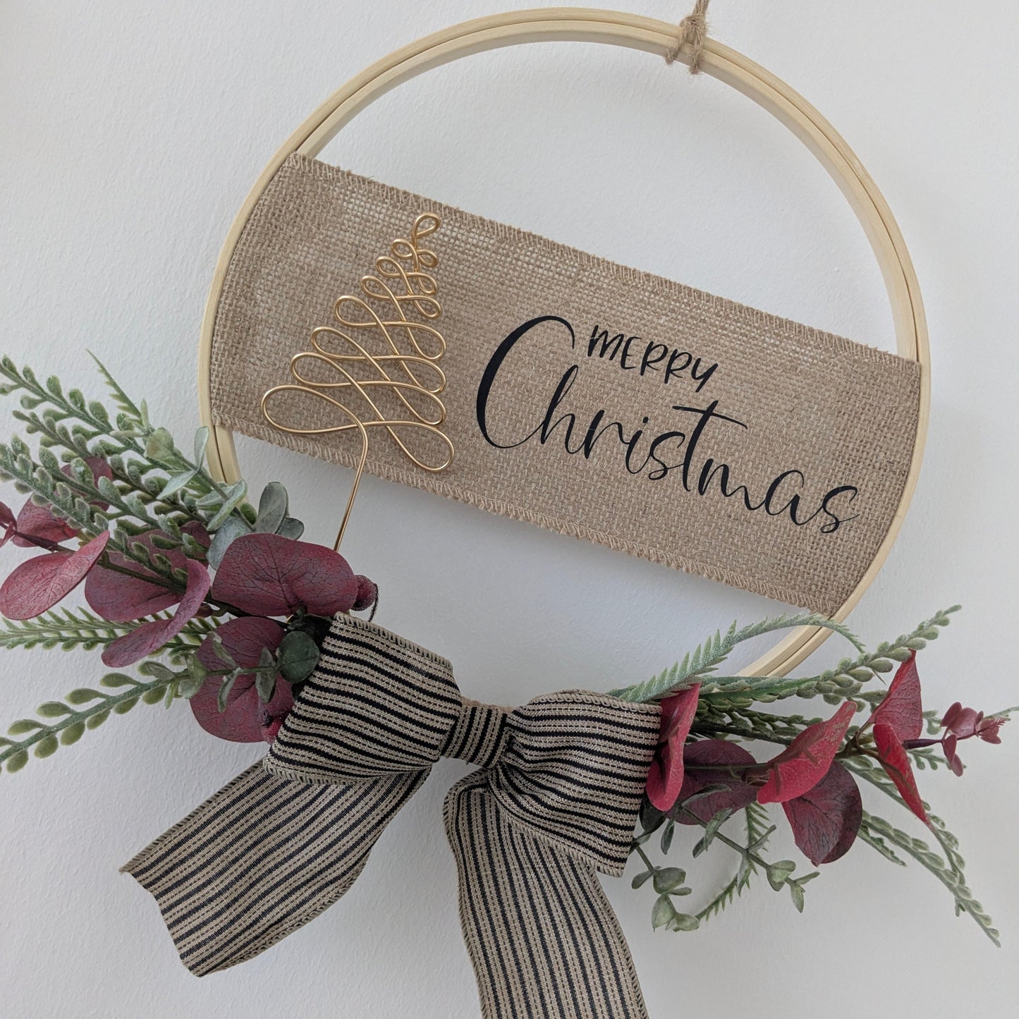 Merry Christmas Hoop