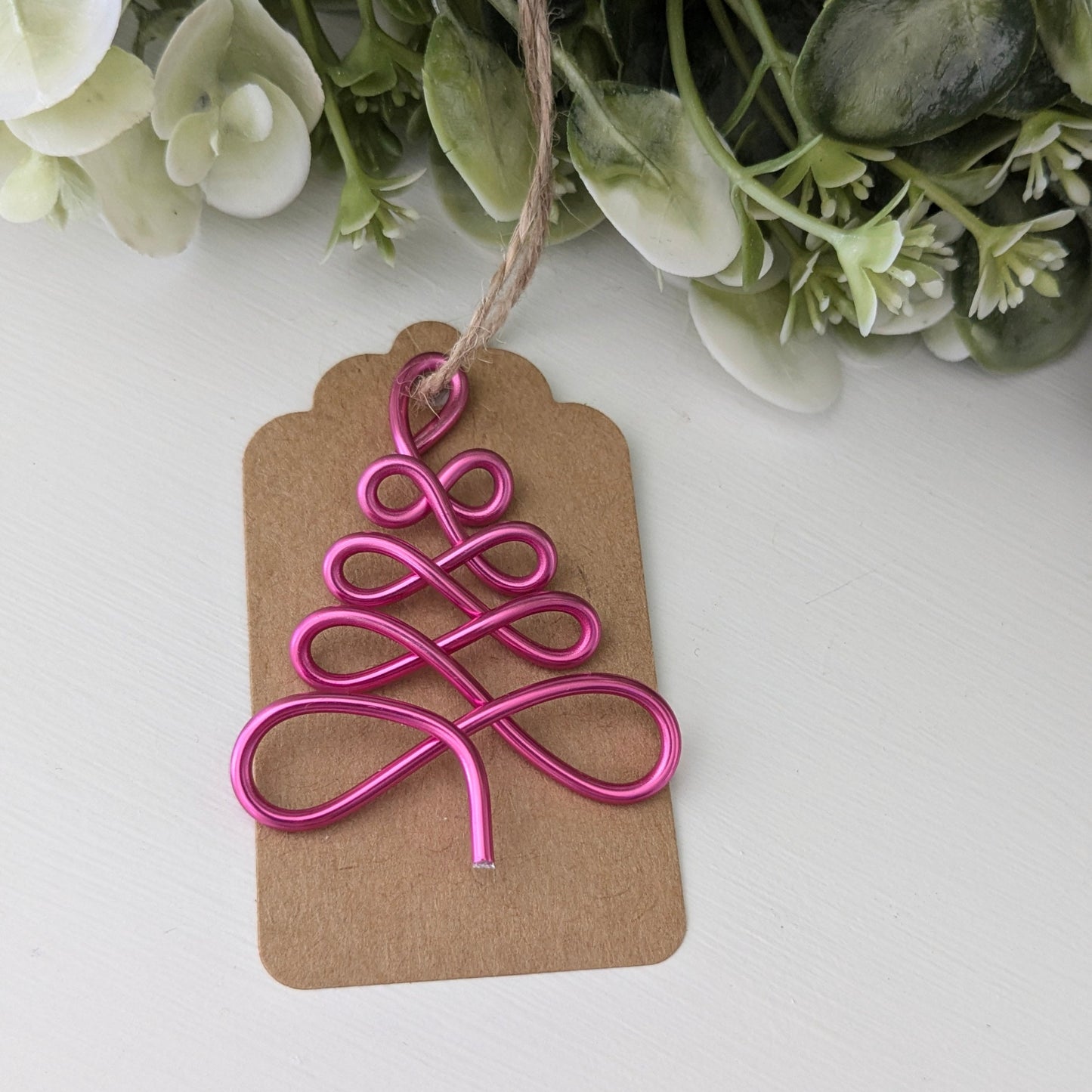 Mini Christmas Tree Gift Tags x 8