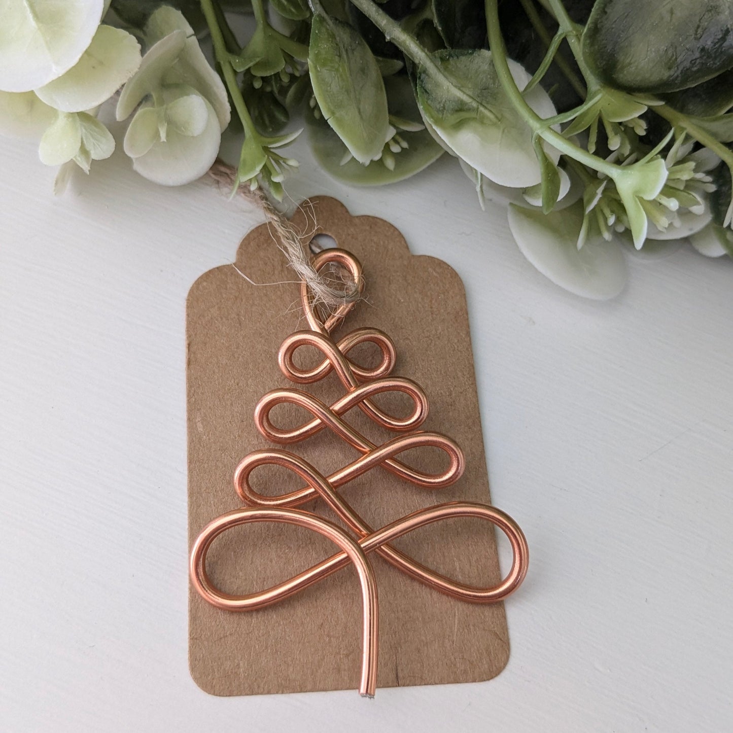 Mini Christmas Tree Gift Tags x 8