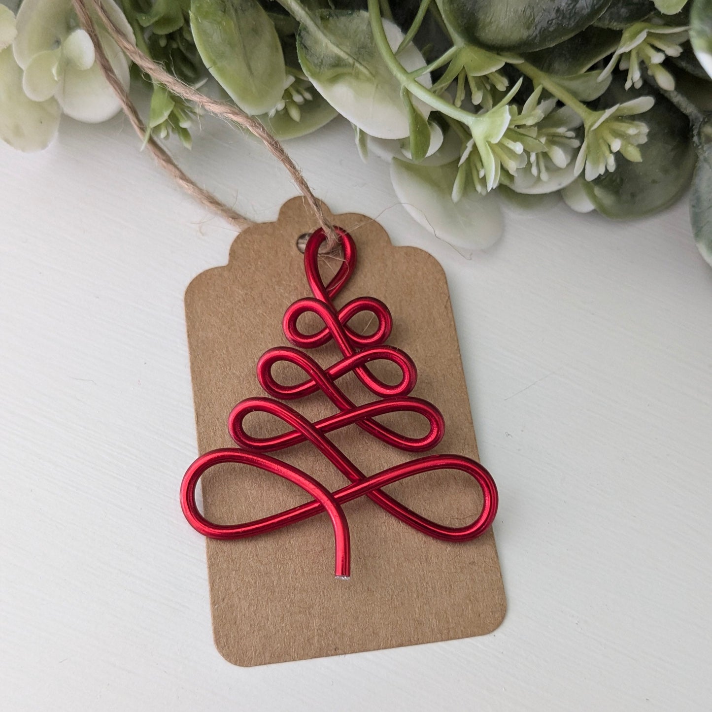 Mini Christmas Tree Gift Tags x 8