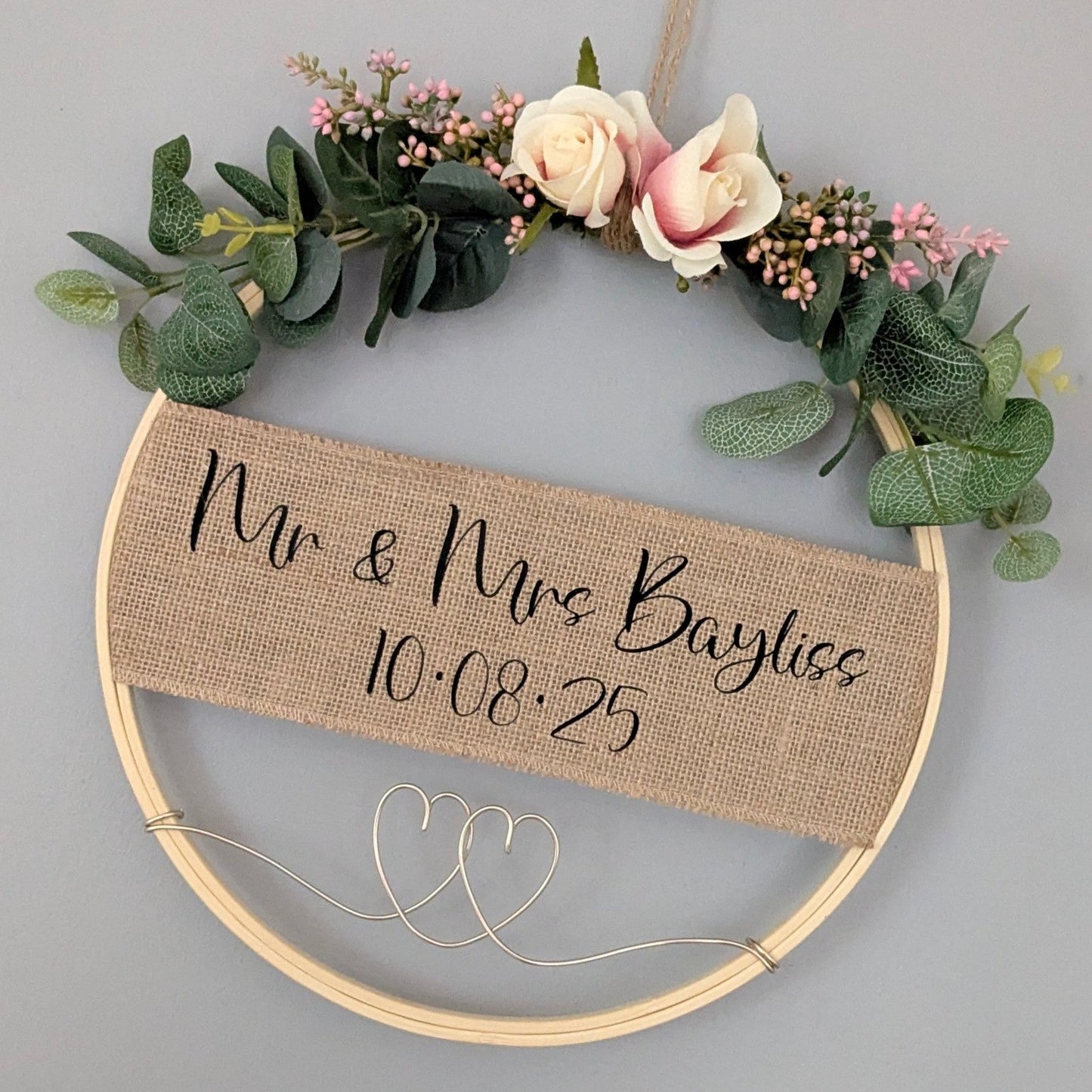 Personalised Wedding Hoop