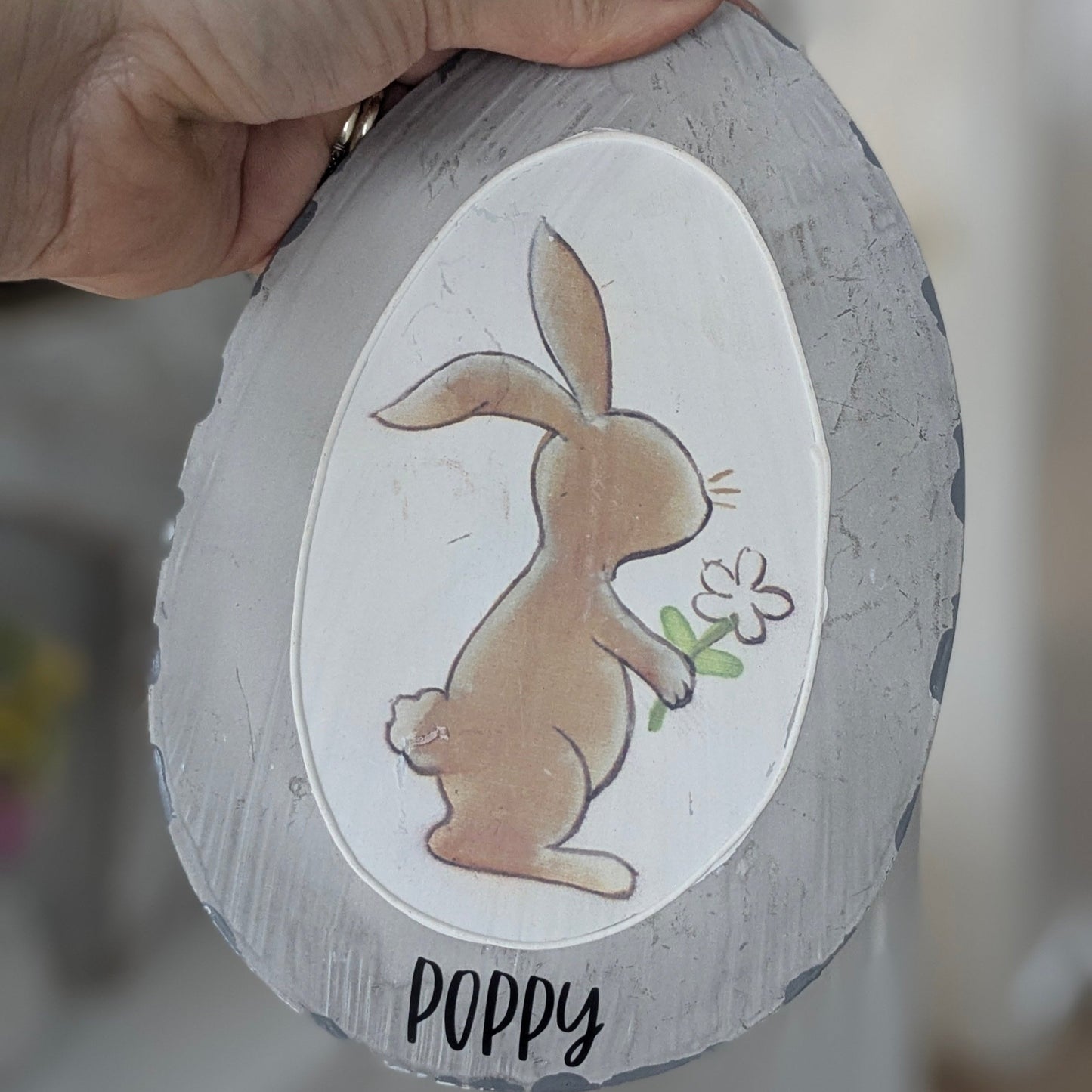 Personalised Easter Bunny Decoration