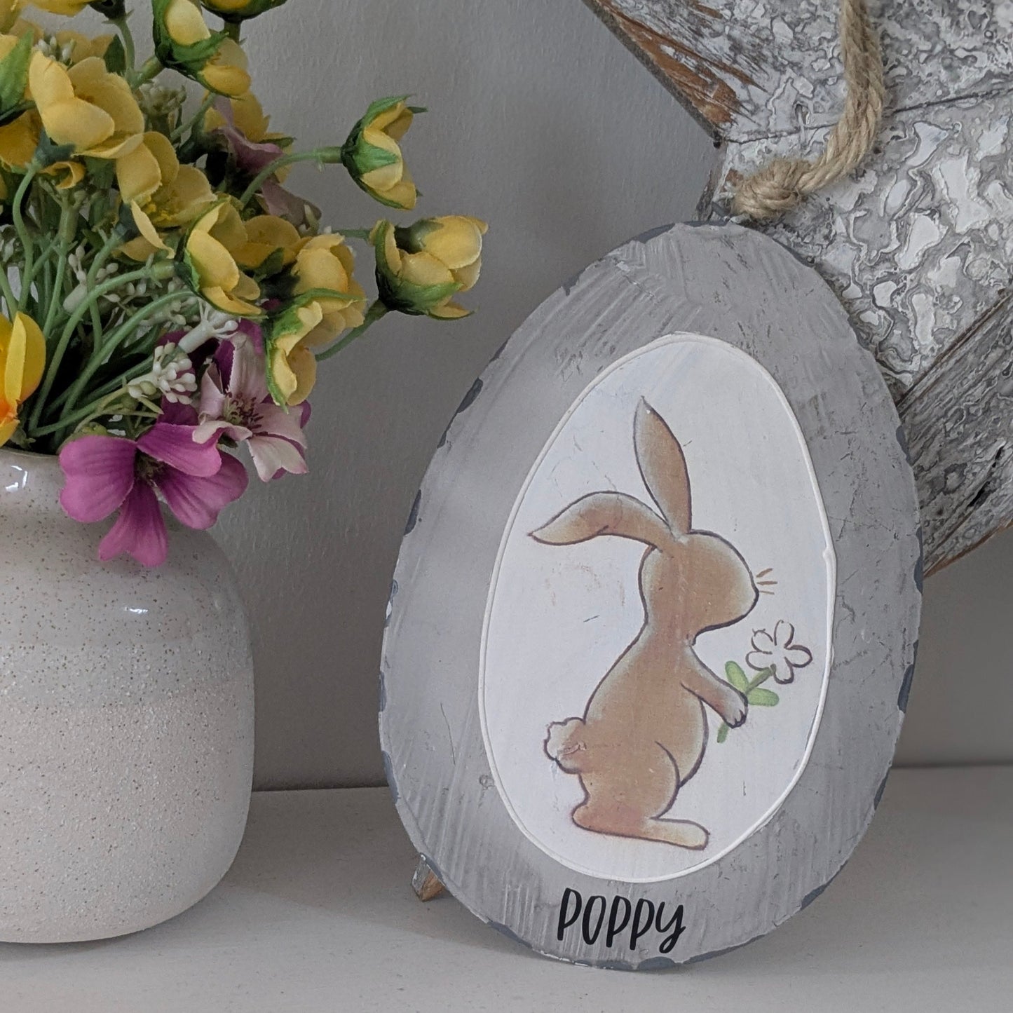 Personalised Easter Bunny Decoration