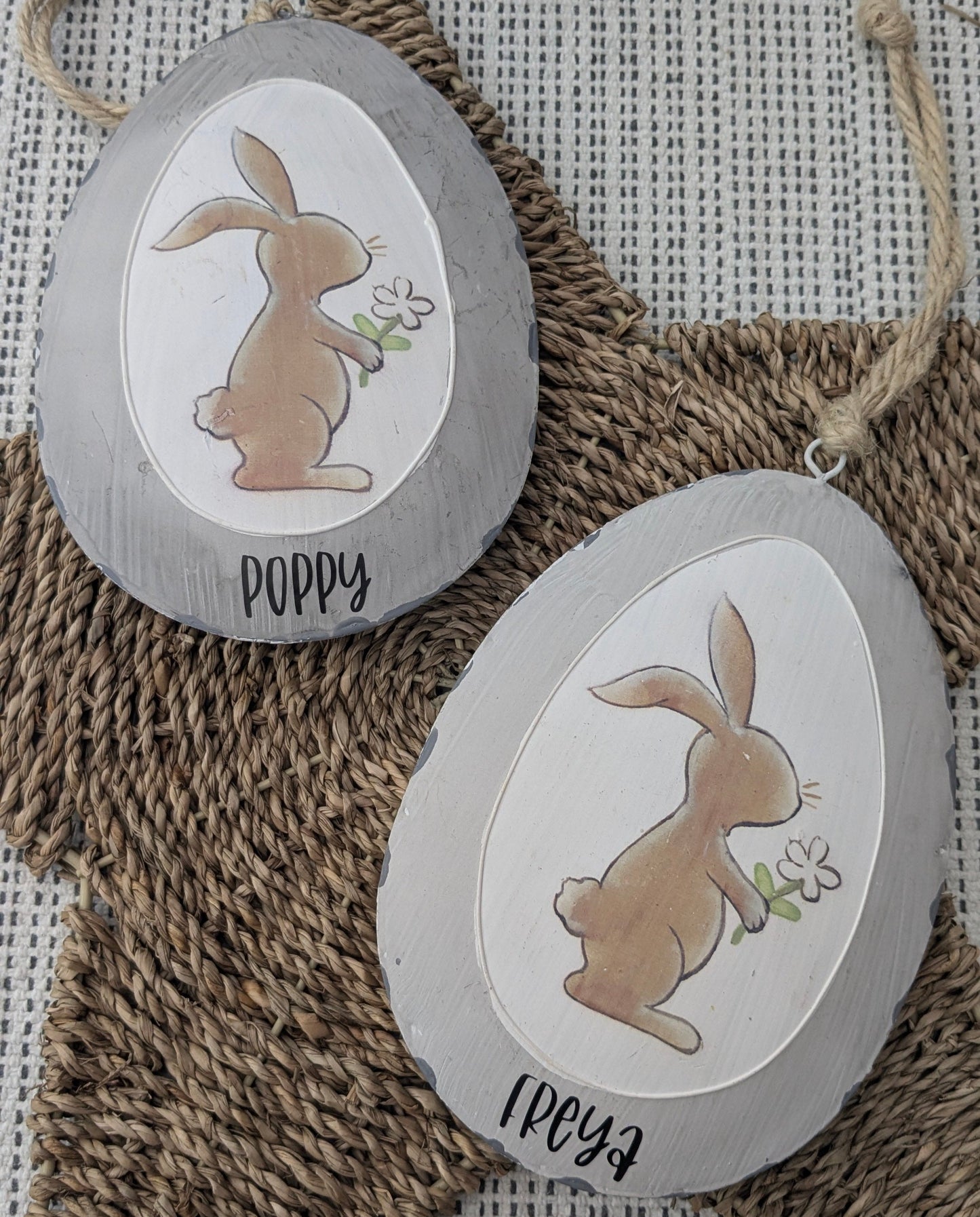 Personalised Easter Bunny Decoration