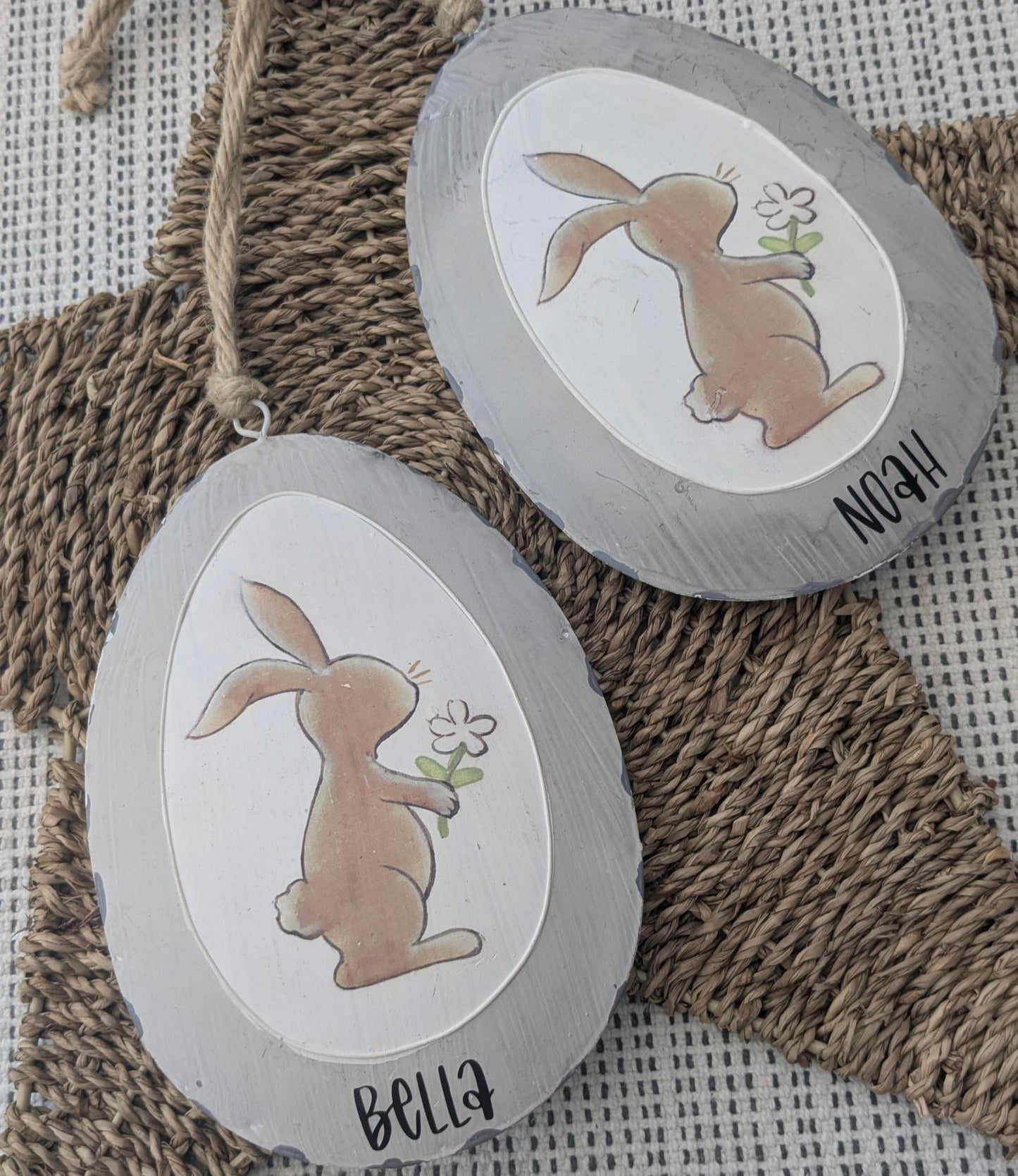 Personalised Easter Bunny Decoration