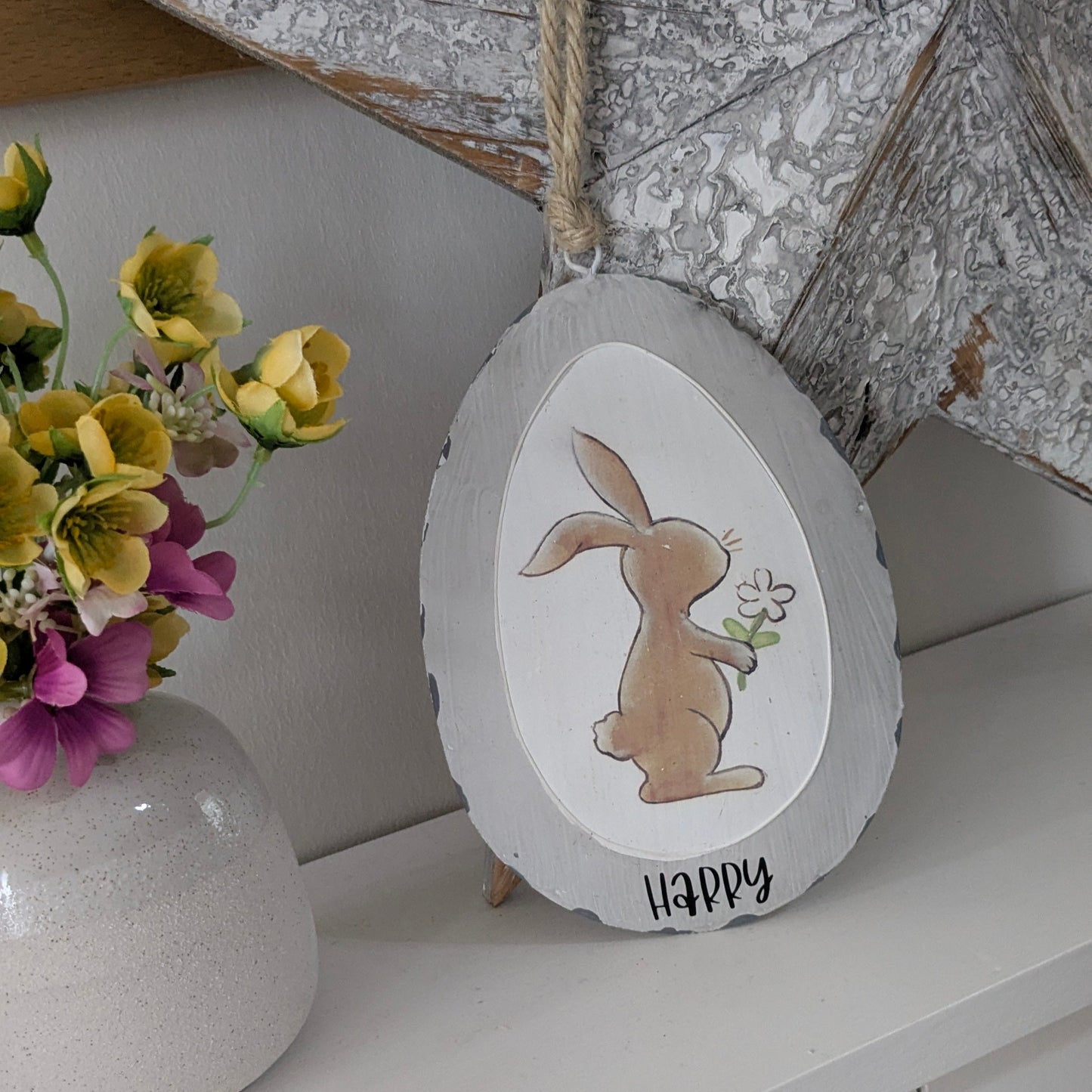 Personalised Easter Bunny Decoration