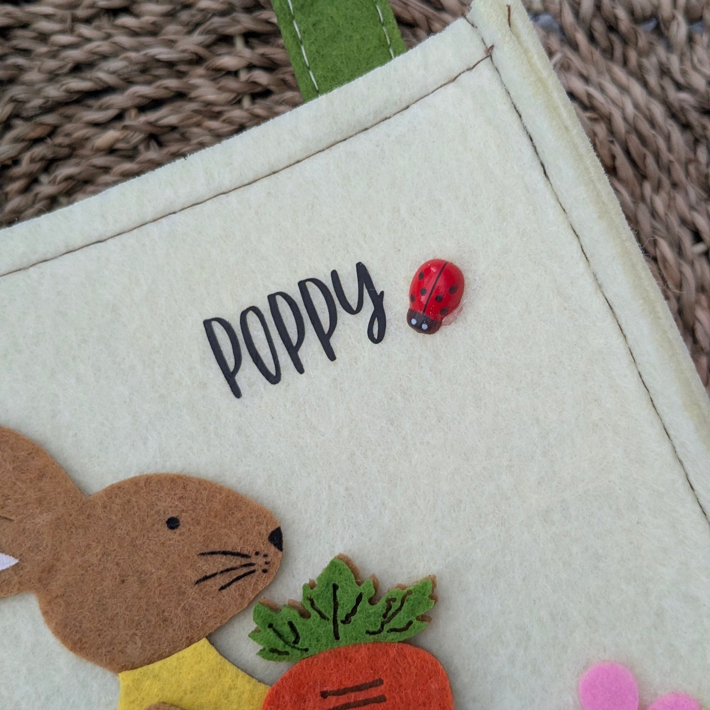 Personalised Easter Felt Bag