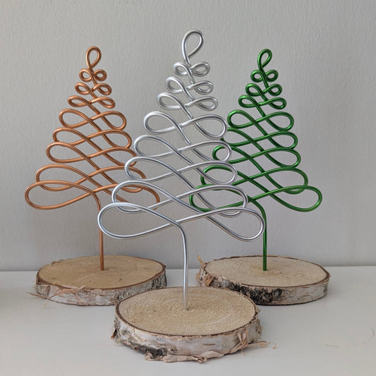 Freestanding Christmas Trees x 4