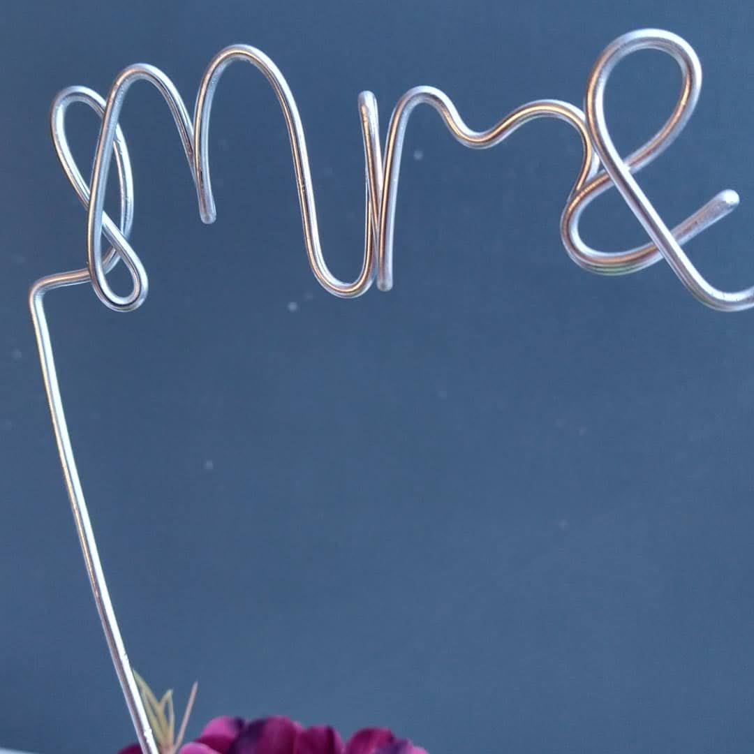 Mr & Mrs Cake Topper