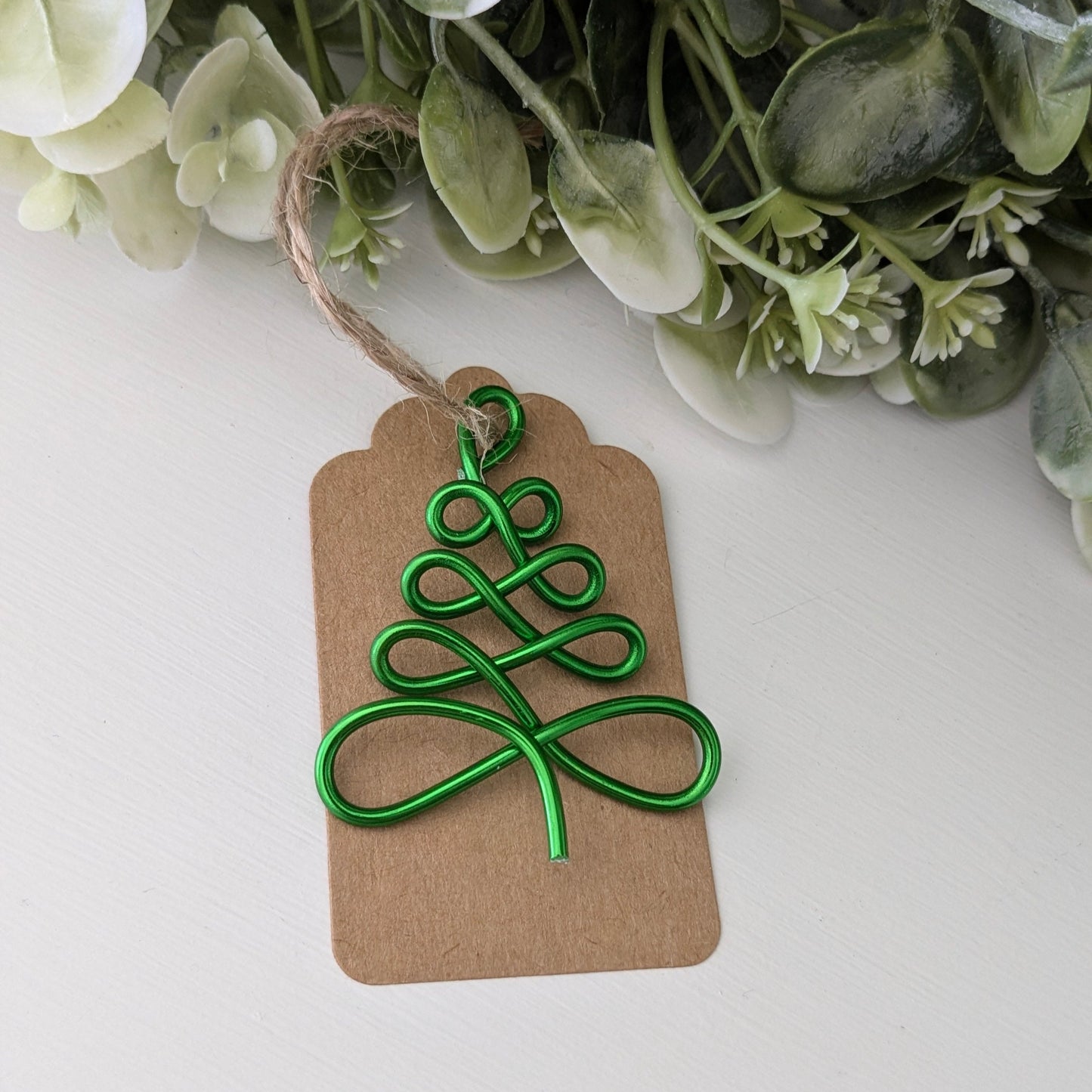 Mini Christmas Tree Gift Tags x 8
