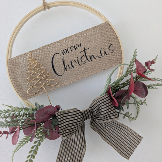 Merry Christmas Hoop