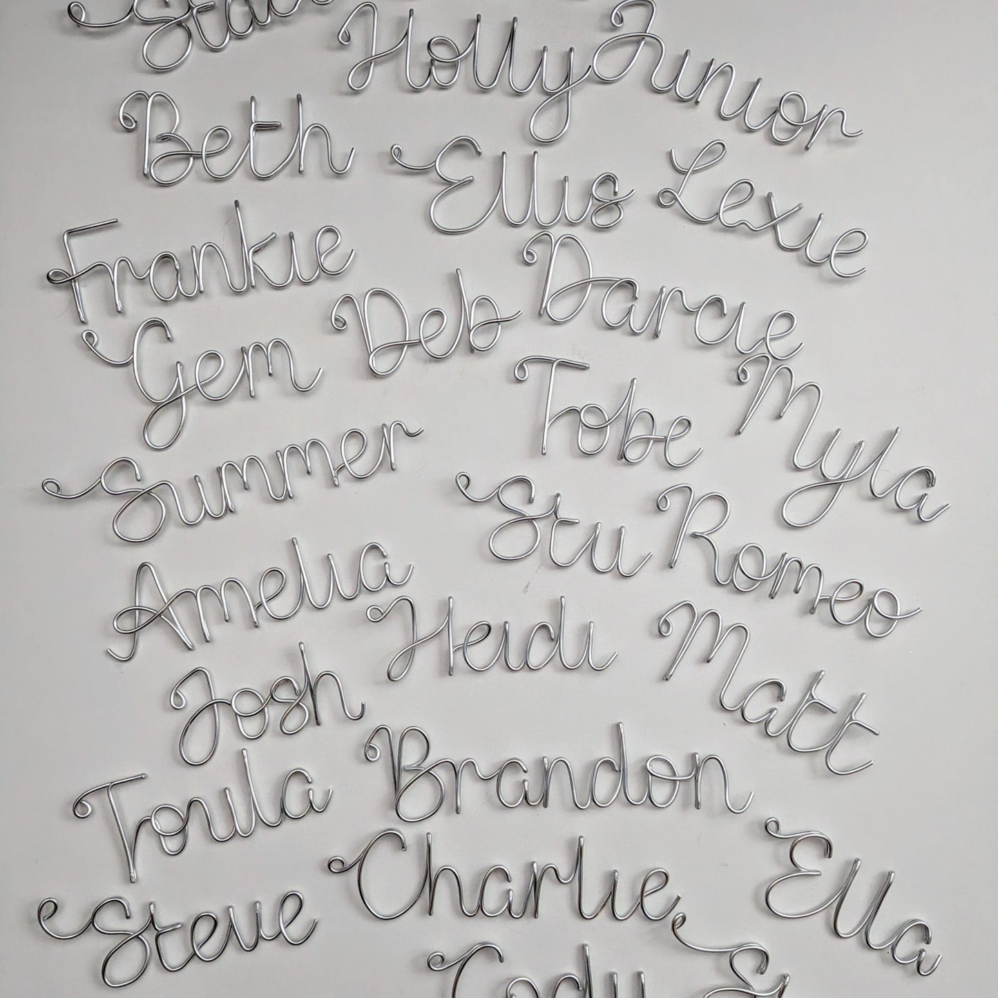 Handmade Wire Names