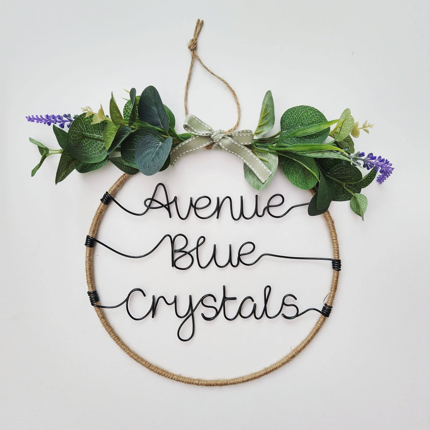 Custom Decorated Wooden Hoop