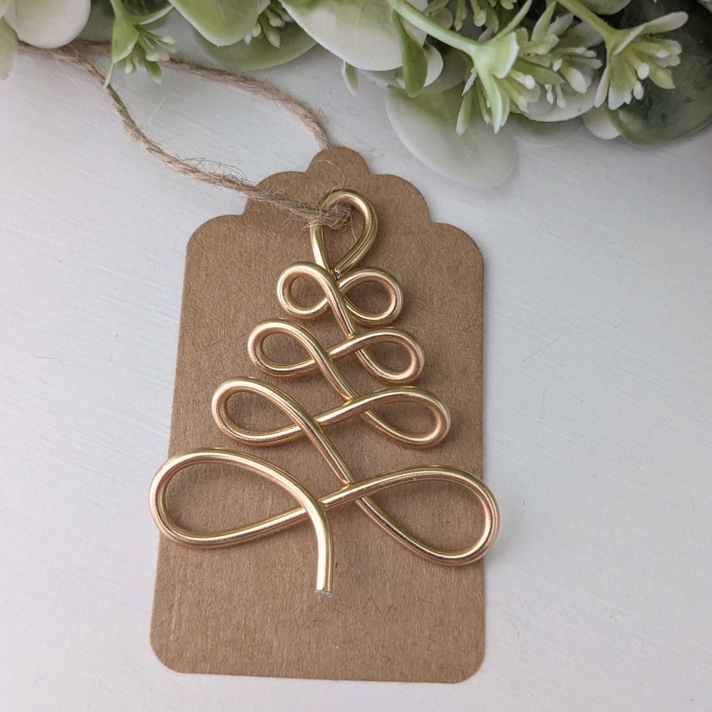 Mini Christmas Tree Gift Tags x 8