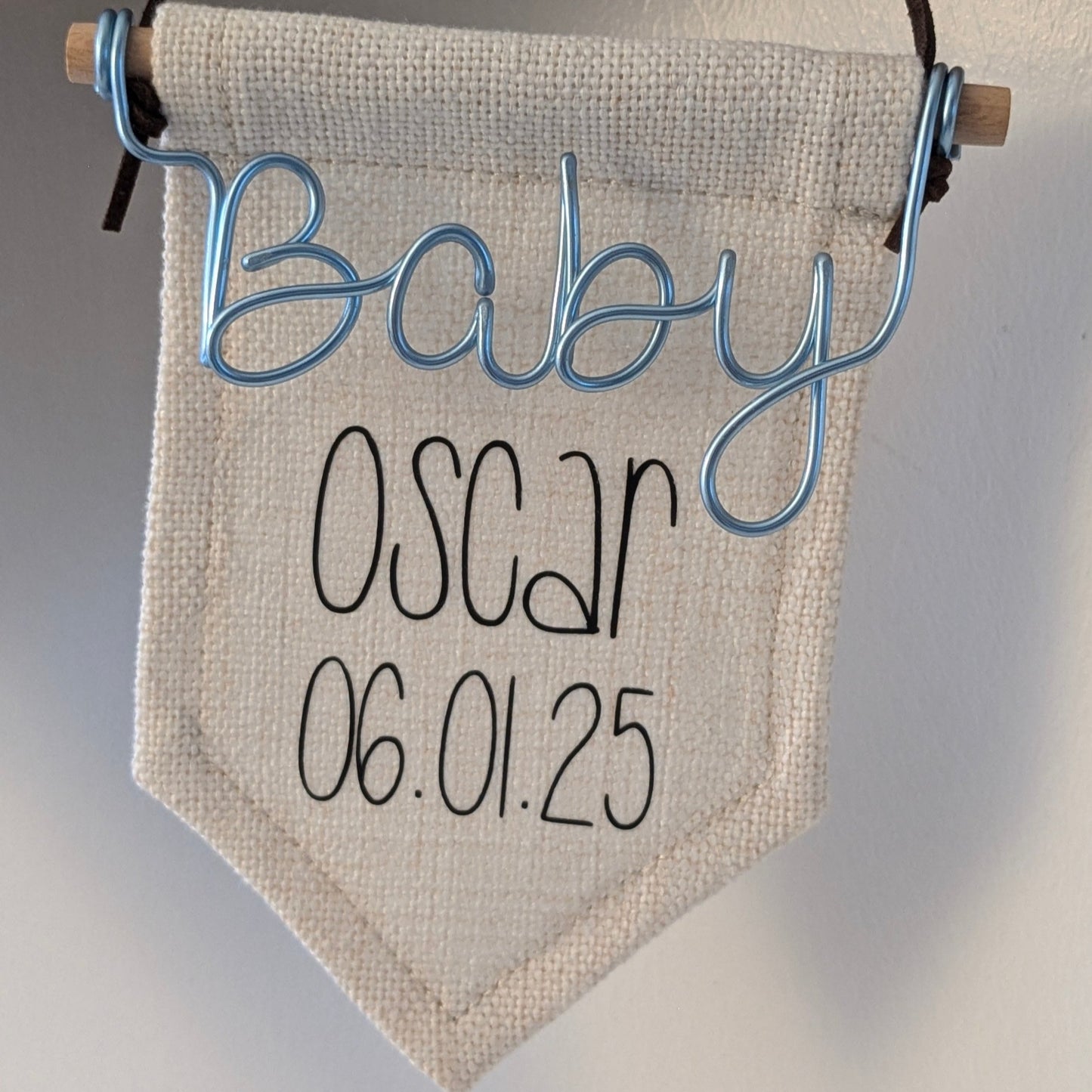 Mini Baby Name Sign